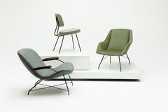 Pair of Chairs by Carlo Hauner and Martin Eisler, Brazilian Design