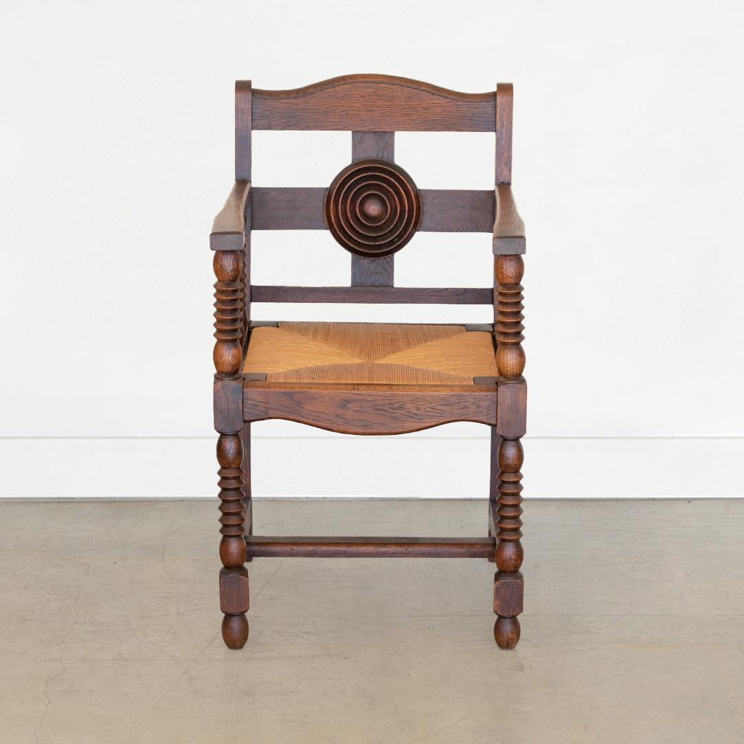 20th Century Pair of Chairs by Charles Dudouyt For Sale