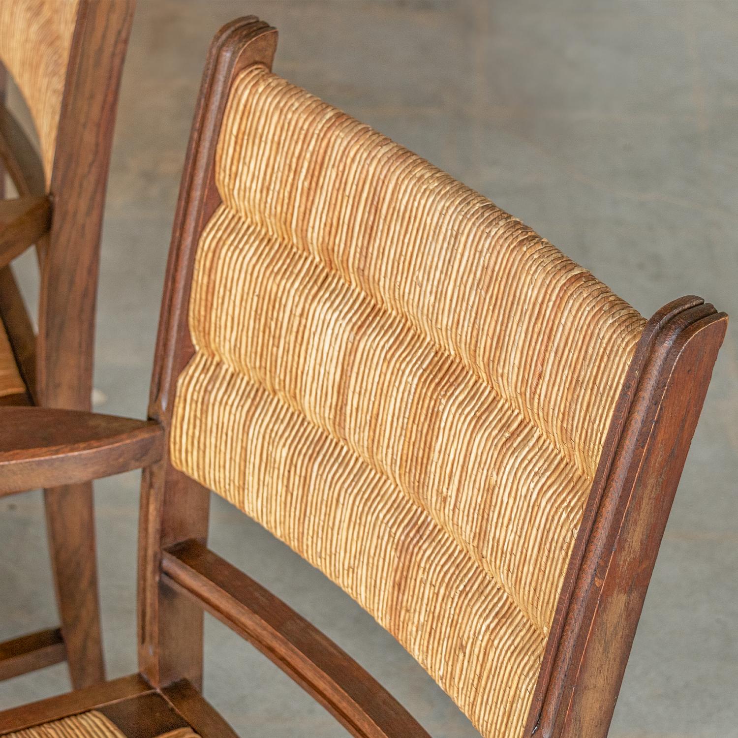 Pair of Armchairs by Charles Dudouyt For Sale 1