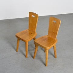 Pareja de sillas de Christian Durupt, Meribel 1960