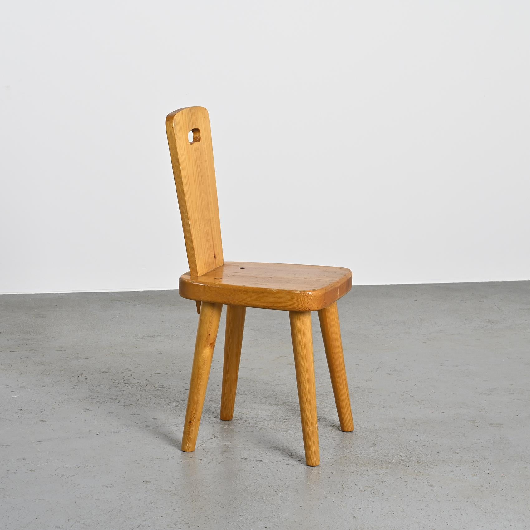 20th Century Pair of Chairs by Christian Durupt, Meribel 1960 For Sale