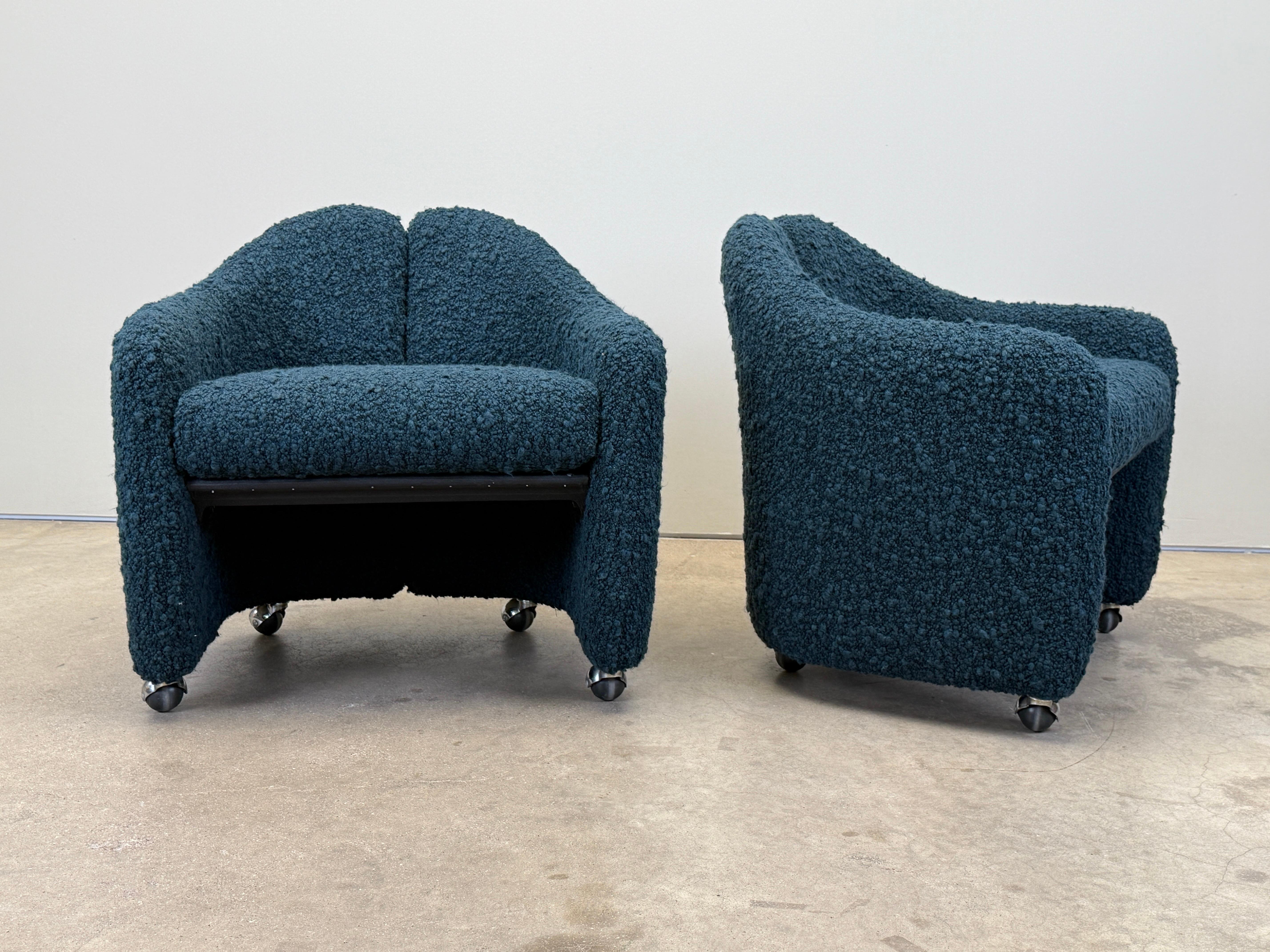 Paire de chaises d'Eugenio Gerli pour Tecno en vente 4