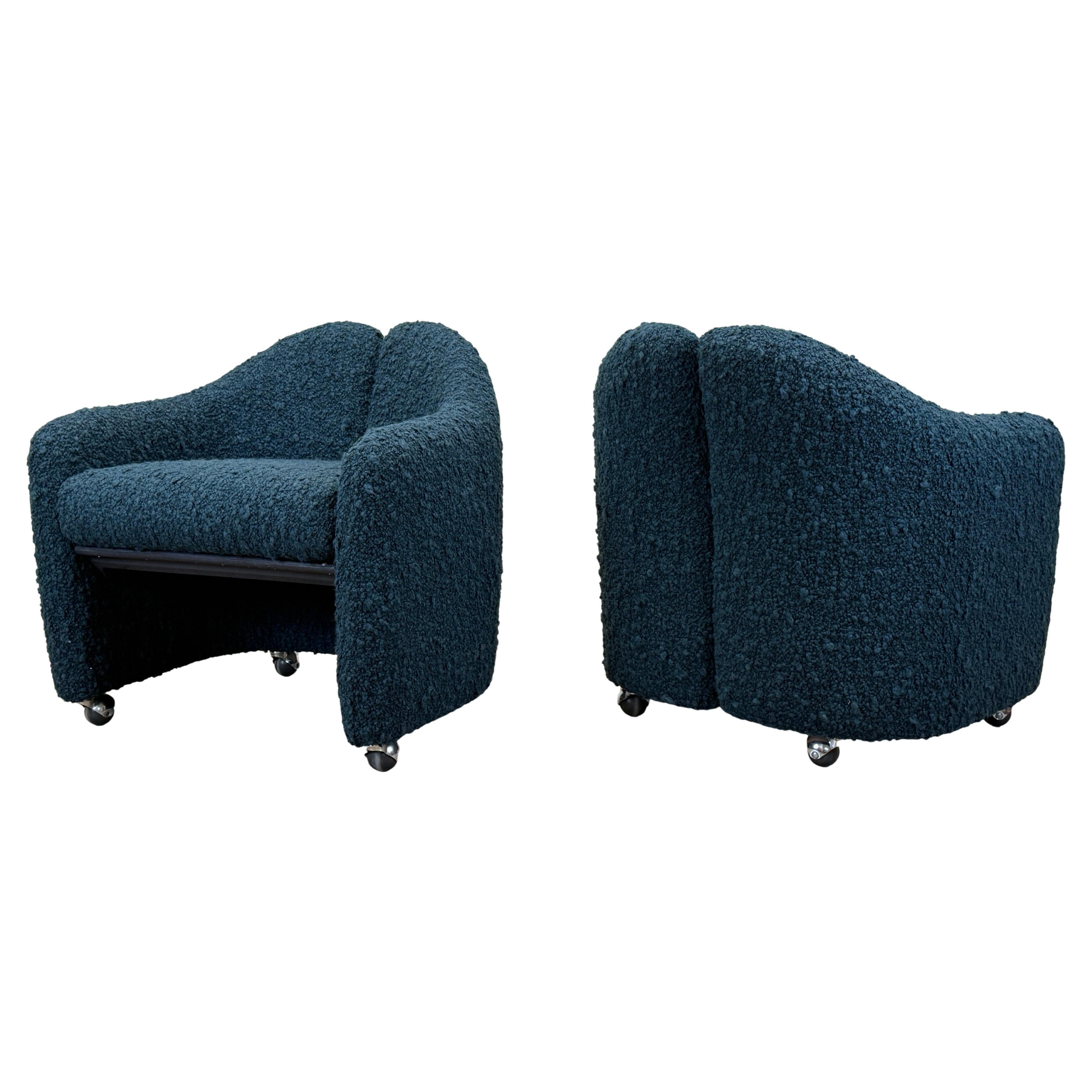 Paire de chaises d'Eugenio Gerli pour Tecno