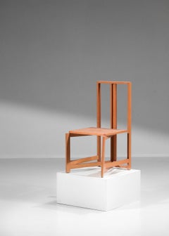 Paire de chaises modernistes par le designer français Philippe Parent