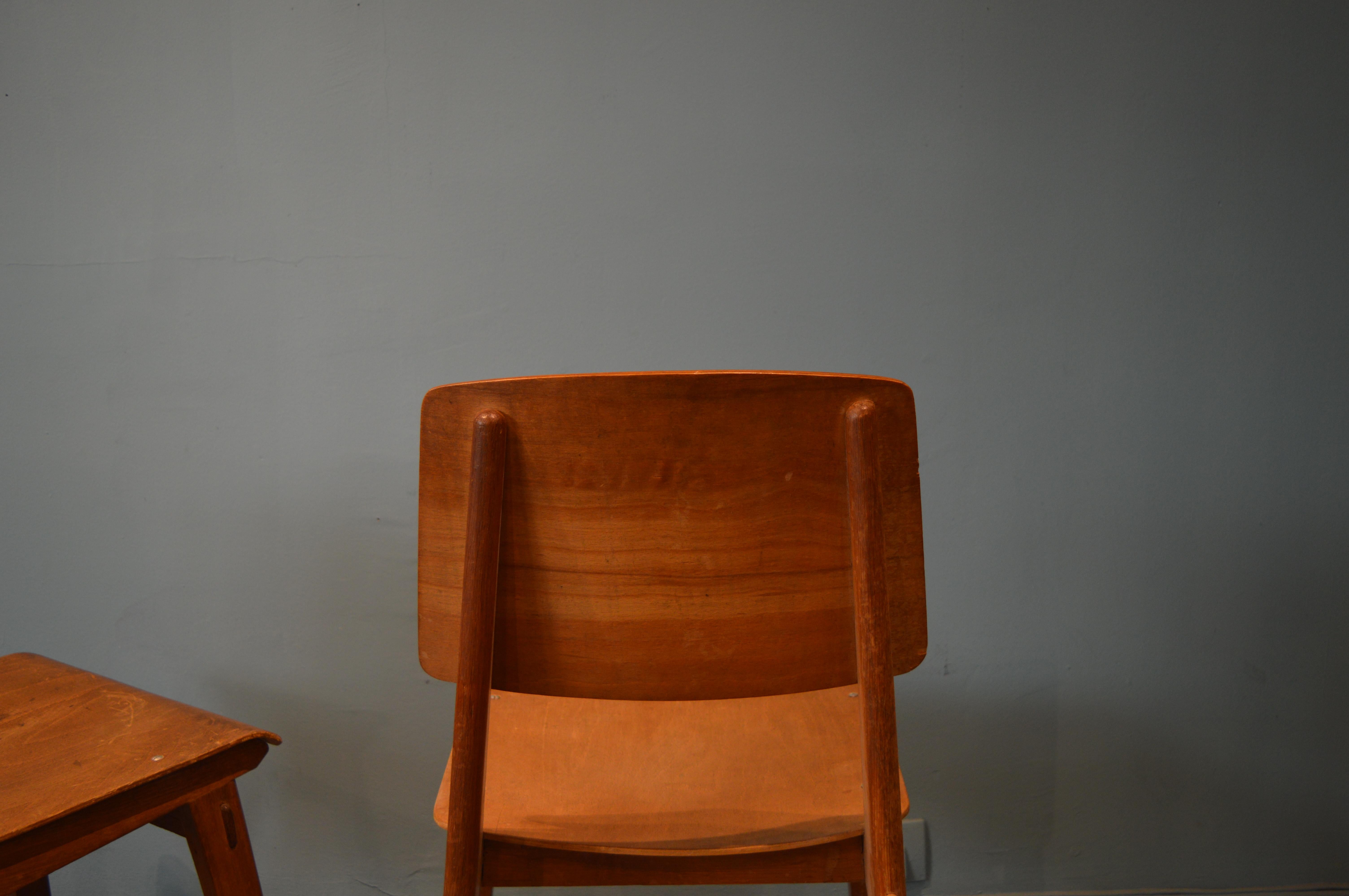 Pair of Chairs by Jean Prouvé 2