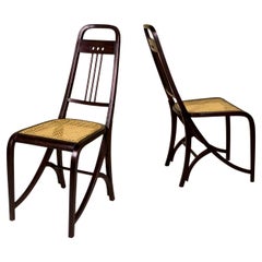 Pareja de sillas de Josef Hoffmann, Modelo 511, para Thonet, Circa 1904, Austria