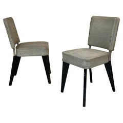 Pair of Chairs by Andre Domin & Marcel Genevriere, Aluminum, 1955