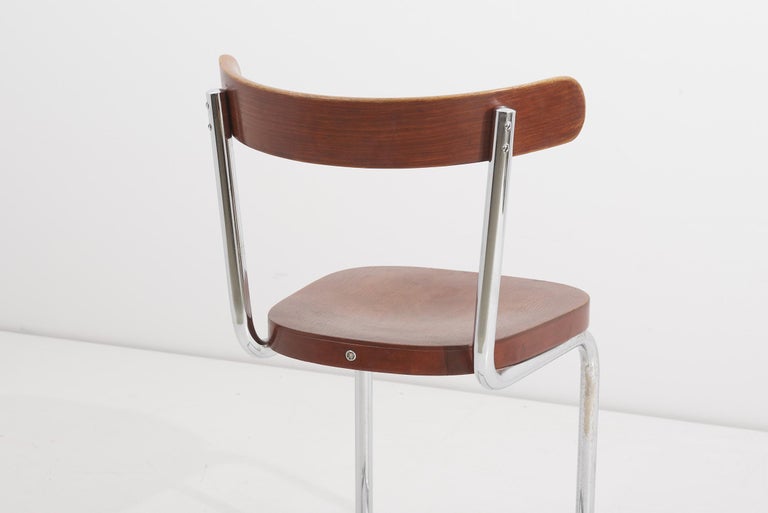 Pair of Chairs by Mart Stam for Mücke-Melder 'Under License from Thonet',  1930s For Sale at 1stDibs