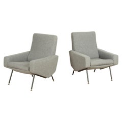Pair of Chairs by Paul Geoffroy and Pierre Guariche
