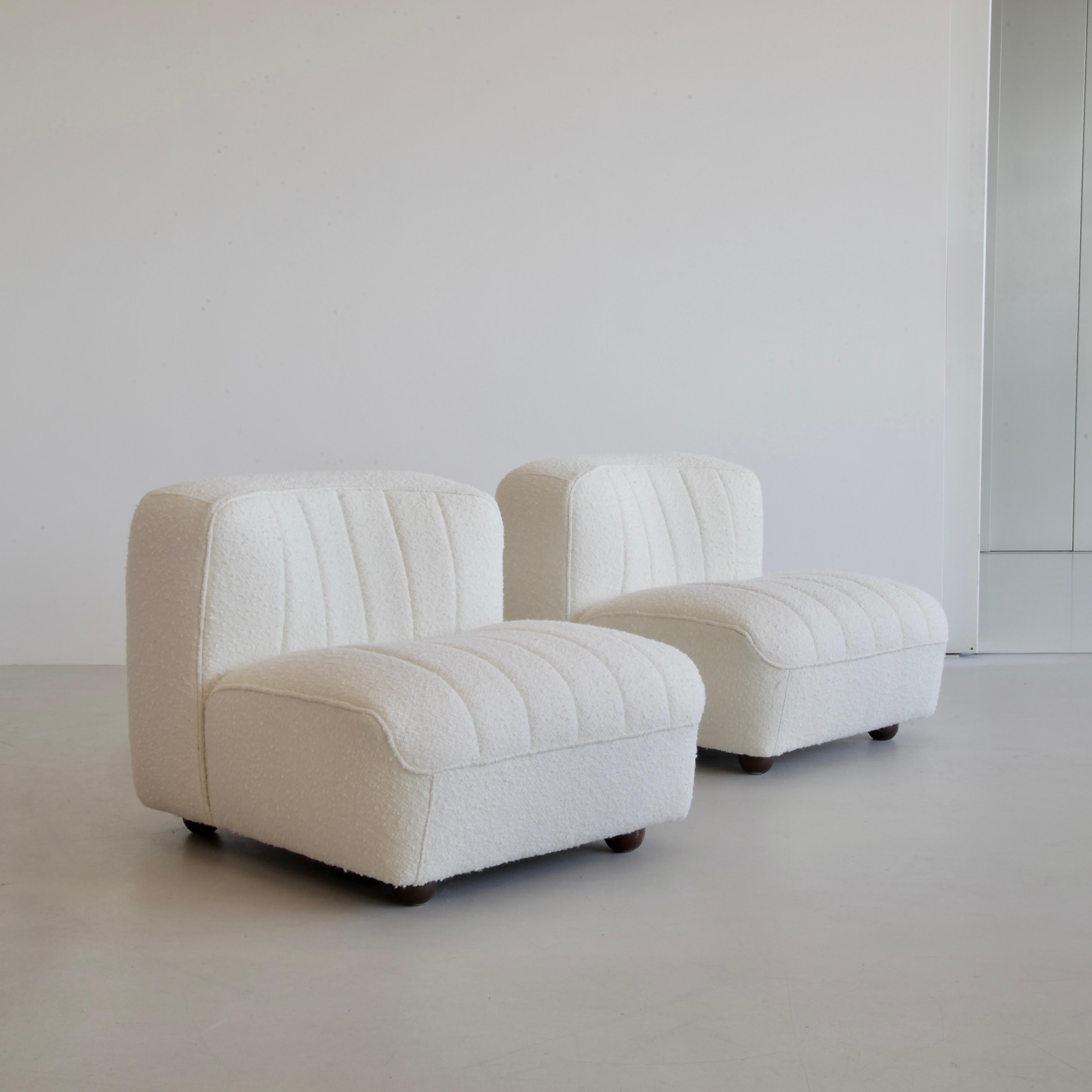 Paar Stühle von Tito AGNOLI für ARFLEX, 1969 im Angebot 1