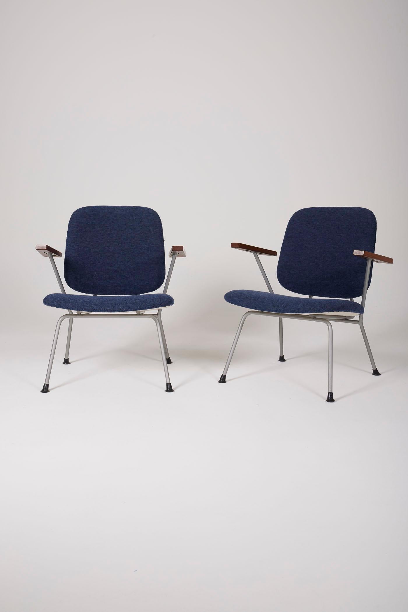  Pair of chairs by Willem Gispen For Sale 10