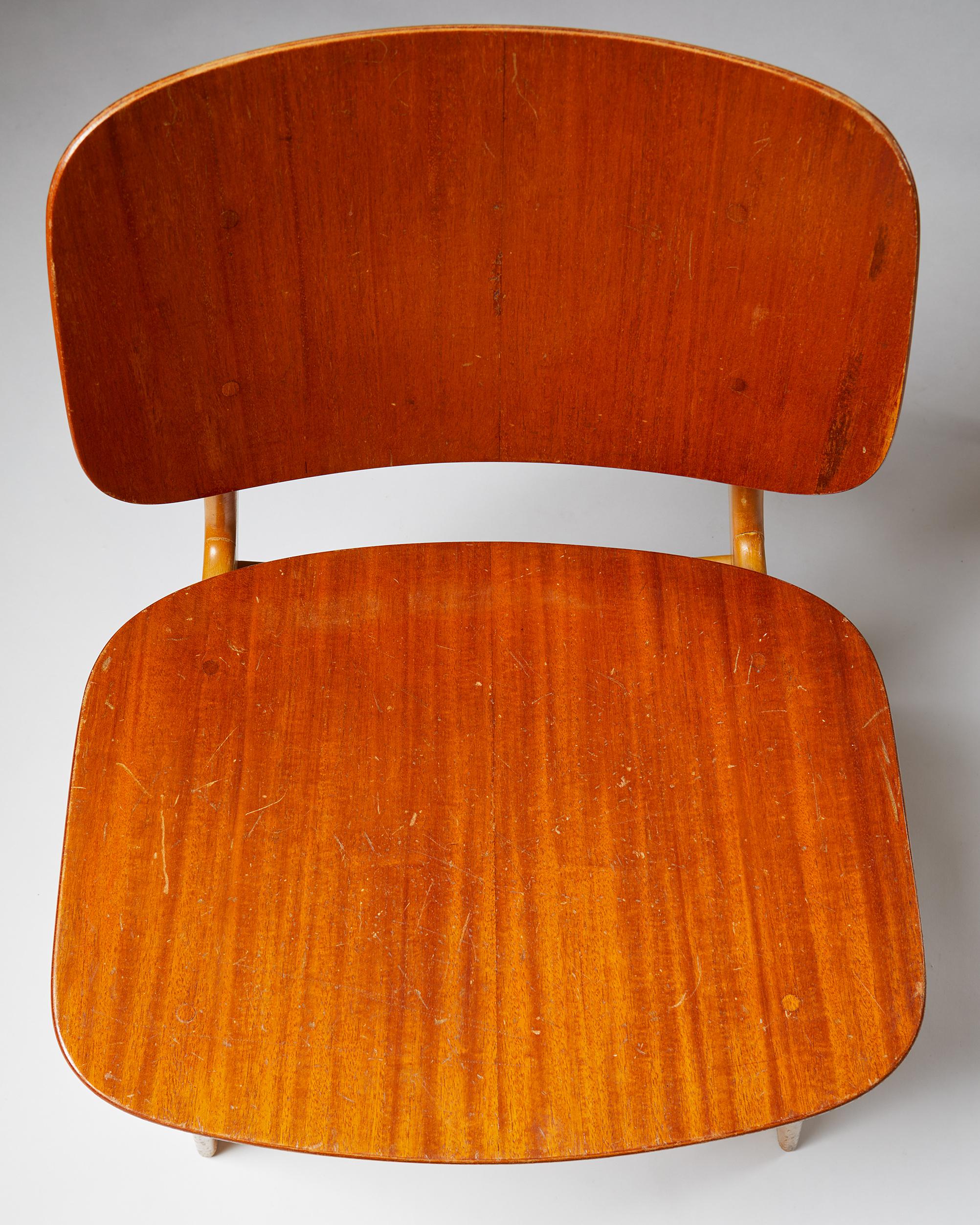 Pair of Chairs Designed by Börge Mogensen, Denmark, 1960’s 2