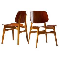 Pair of Chairs Designed by Börge Mogensen, Denmark, 1960’s