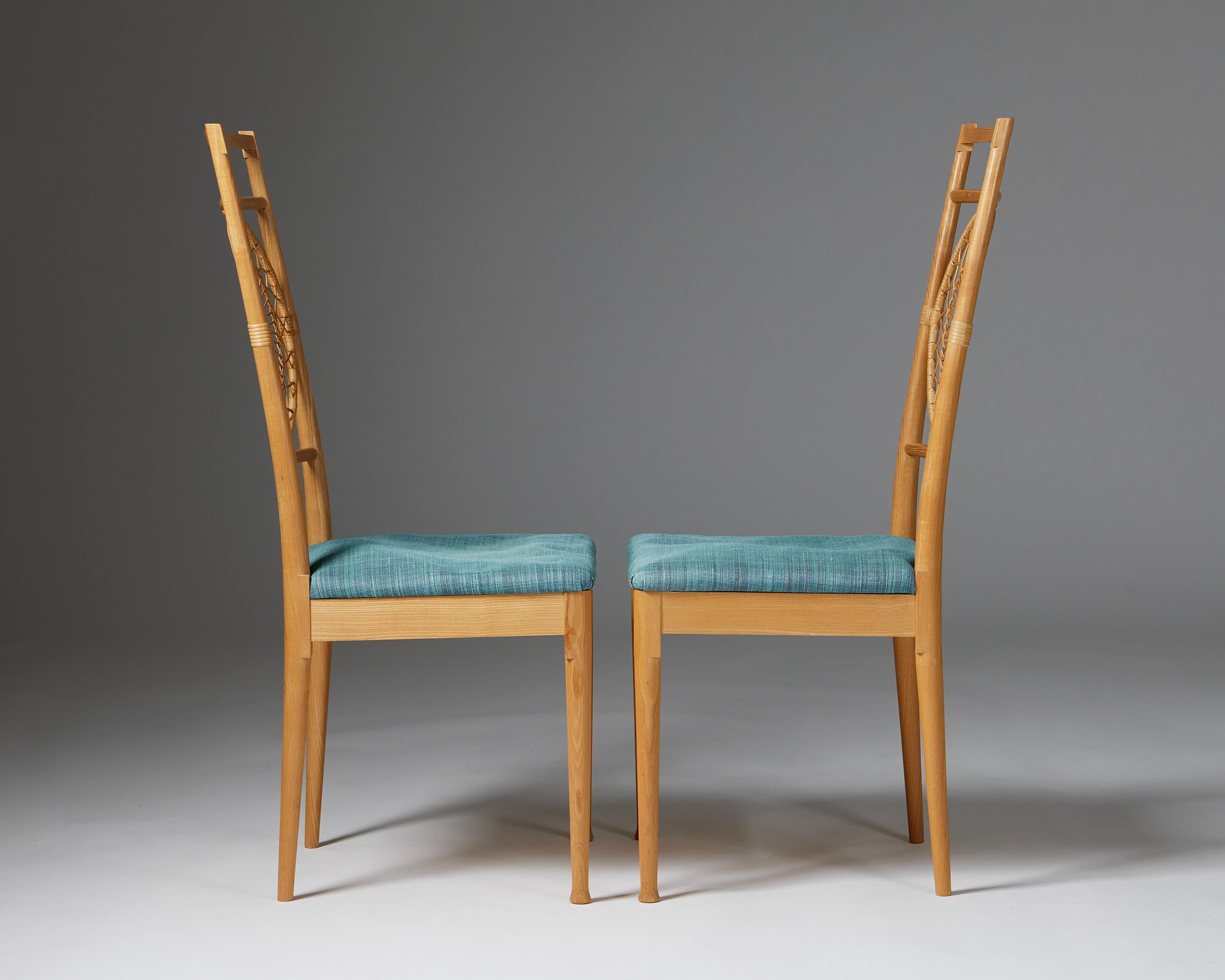 20th Century Pair of chairs designed by Carin Chambert and Sigbritt Larsson