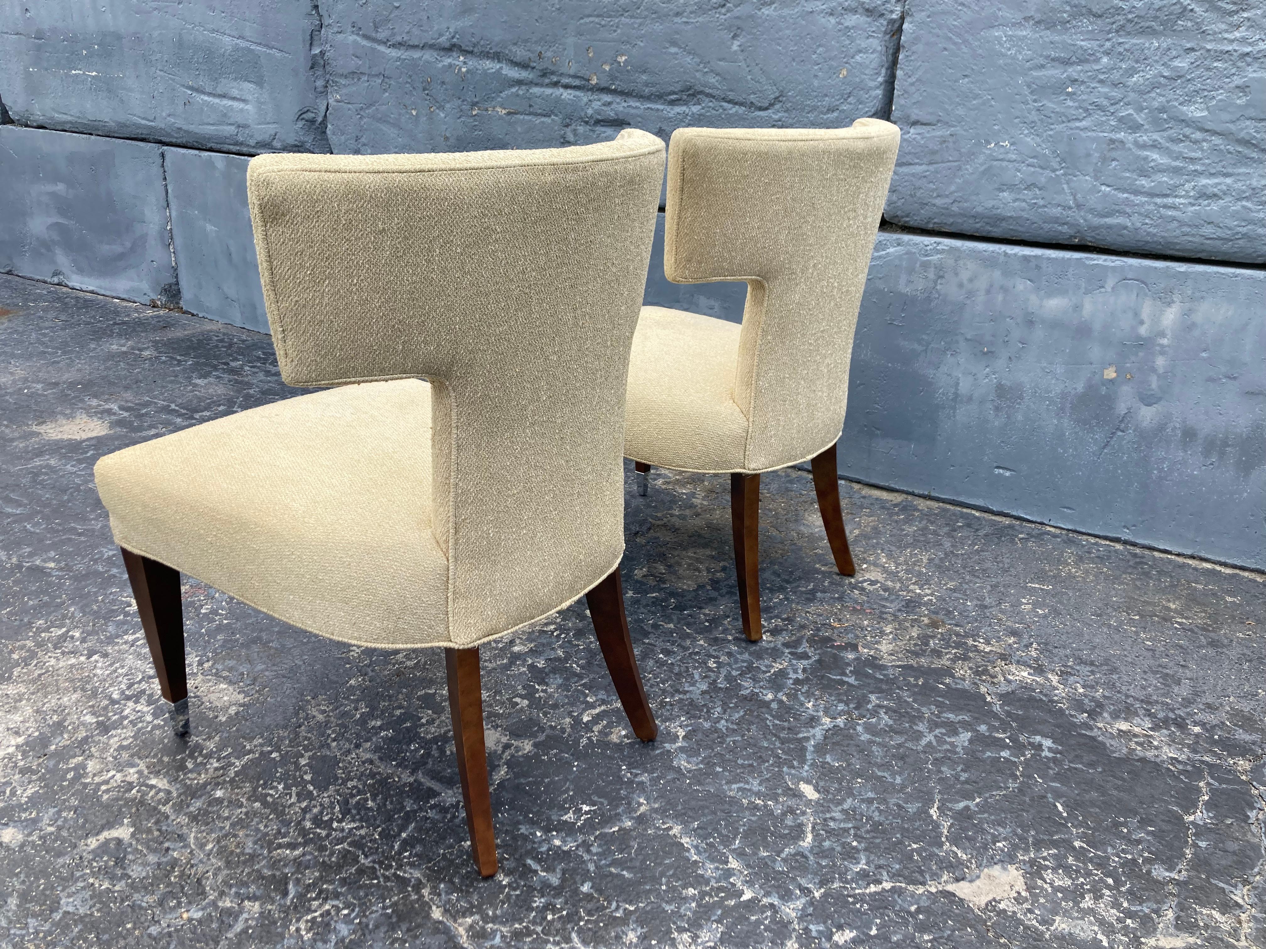 American Pair of Chairs Designed by Larry Laslo for Directional  For Sale