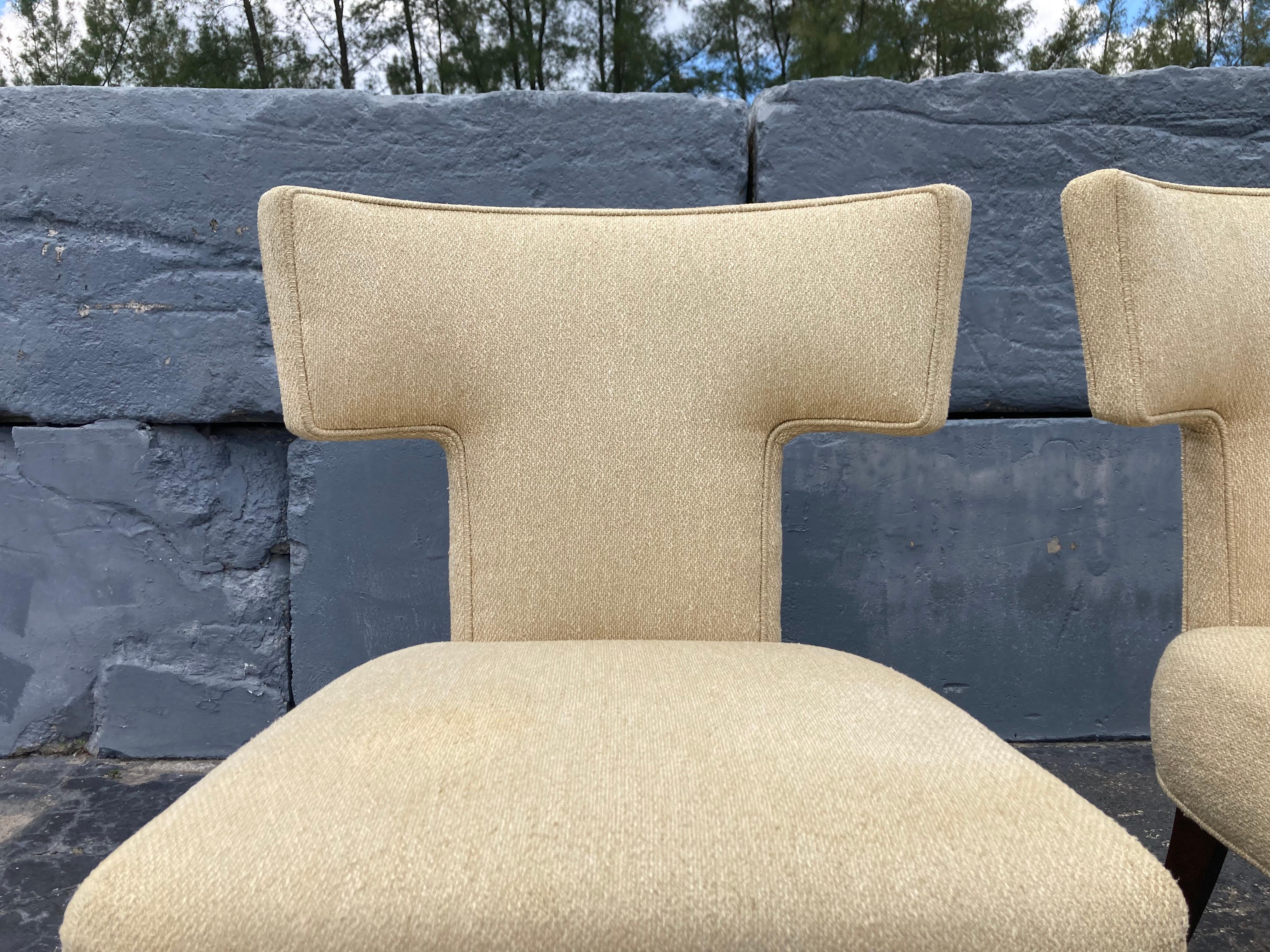 Pair of Chairs Designed by Larry Laslo for Directional  In Good Condition For Sale In Miami, FL