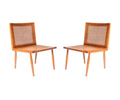 Pair of Low Bedroom Chairs by Joaquim Tenreiro, Mid-Century Modern, 1950s