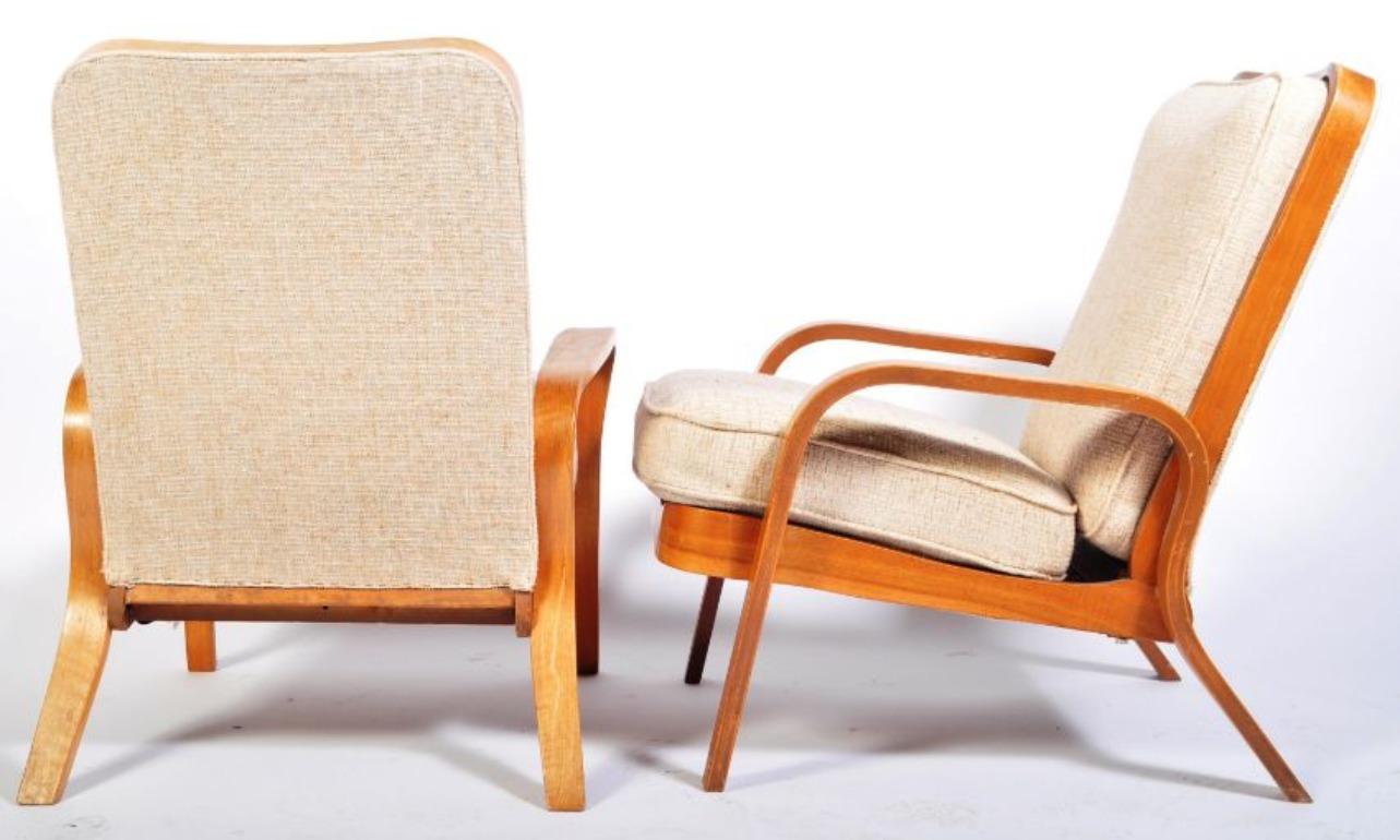 Plywood Pair of Chairs for the Modern Home For Sale
