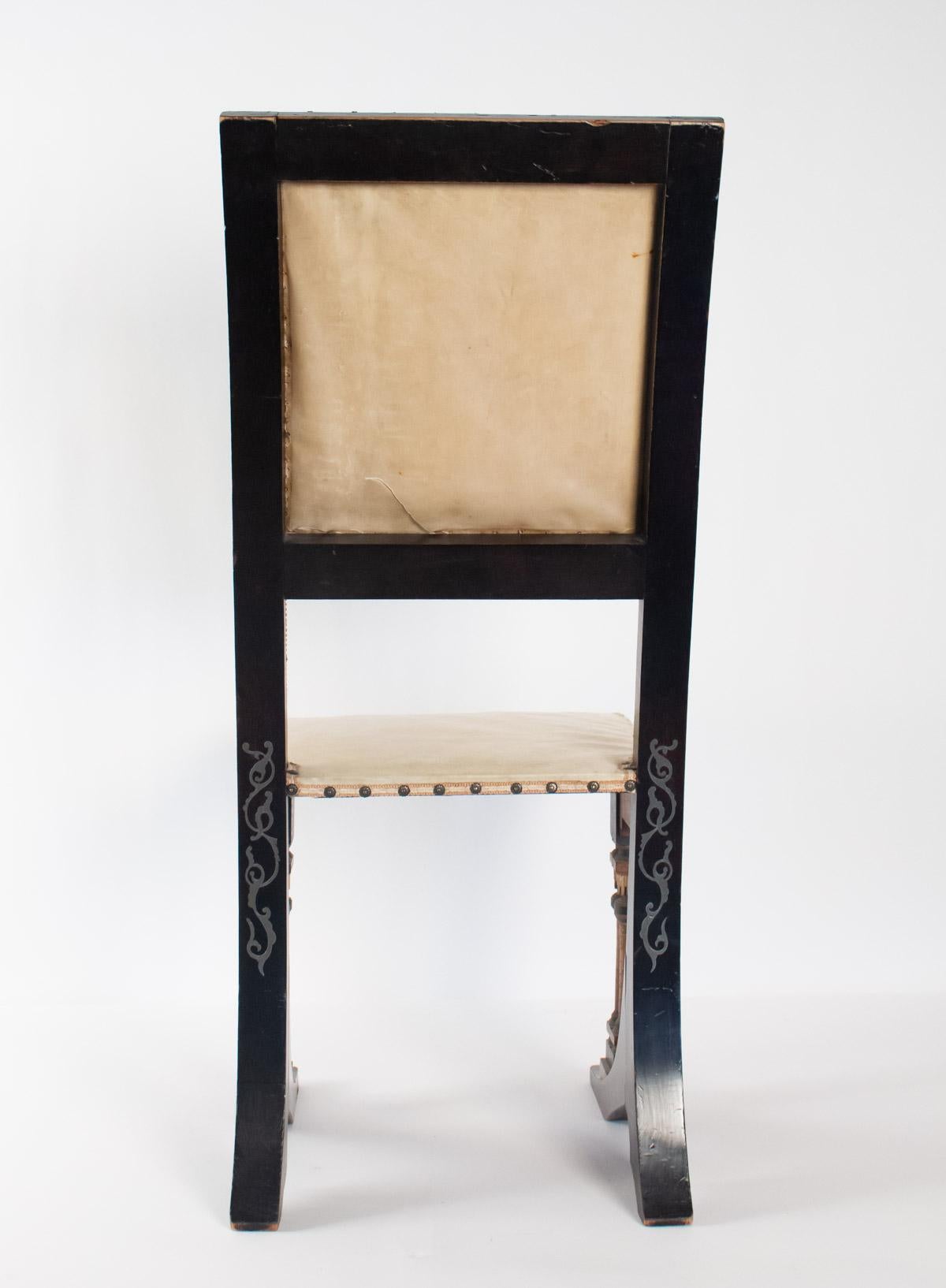 Pair of Chairs from Carlo Bugatti, 1880-1890 3