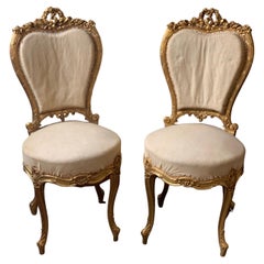 Pair of Chairs Giltwood