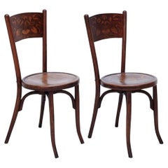 Pair of Chairs in the Style of Thonet by Codina, circa 1930