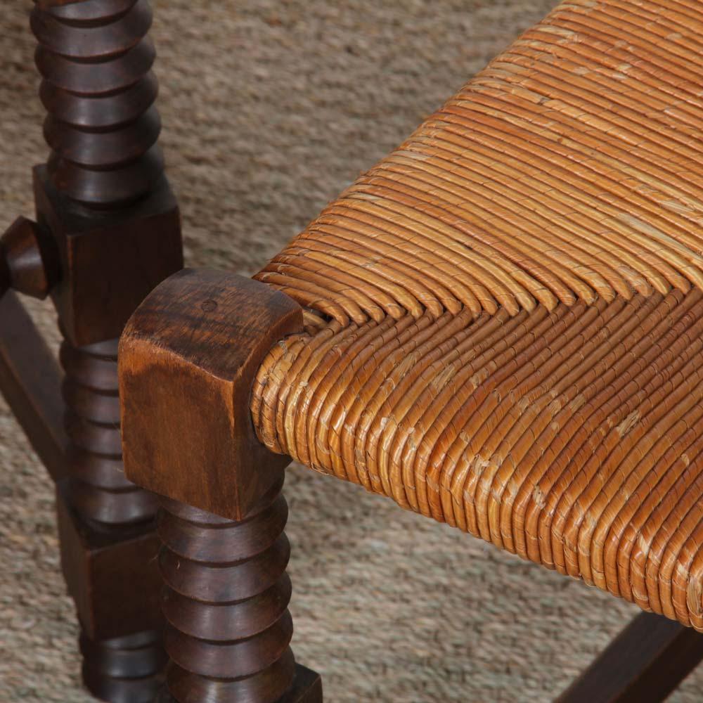 Paar Stühle im Geschmack von Charles Dudouyt, 1950 (Mitte des 20. Jahrhunderts) im Angebot