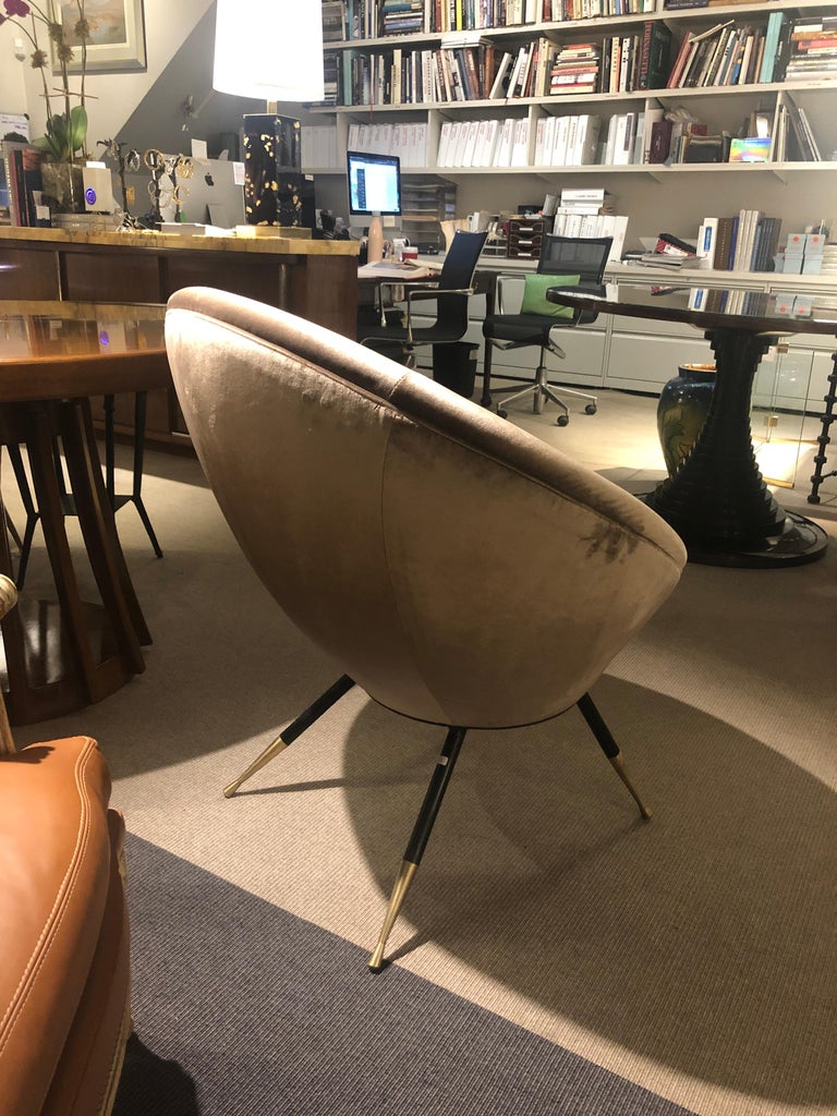 Pair of Chairs, Italy, 1960s In Good Condition For Sale In New York, NY
