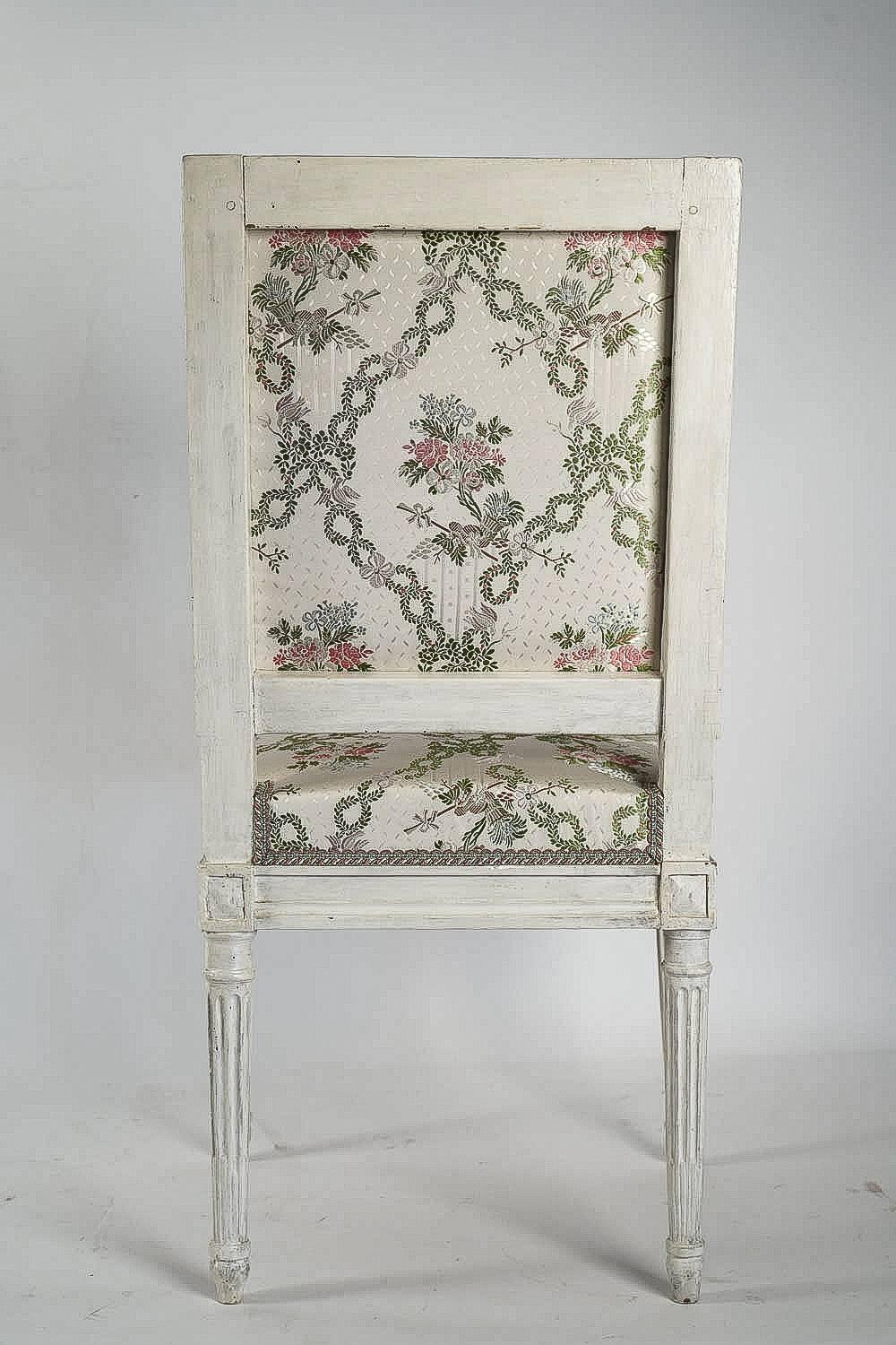 Pair of Chairs Late 18th Century Louis XVI Period by Georges Jacob, circa 1780 2