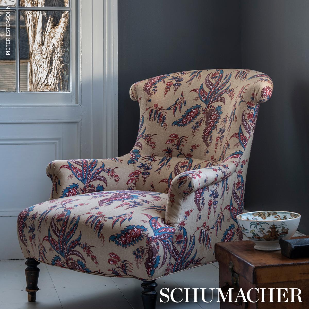 Pair of Chairs, Late 19th Century, France, Reupholstered in Schumacher Fabric In Good Condition For Sale In New York, NY