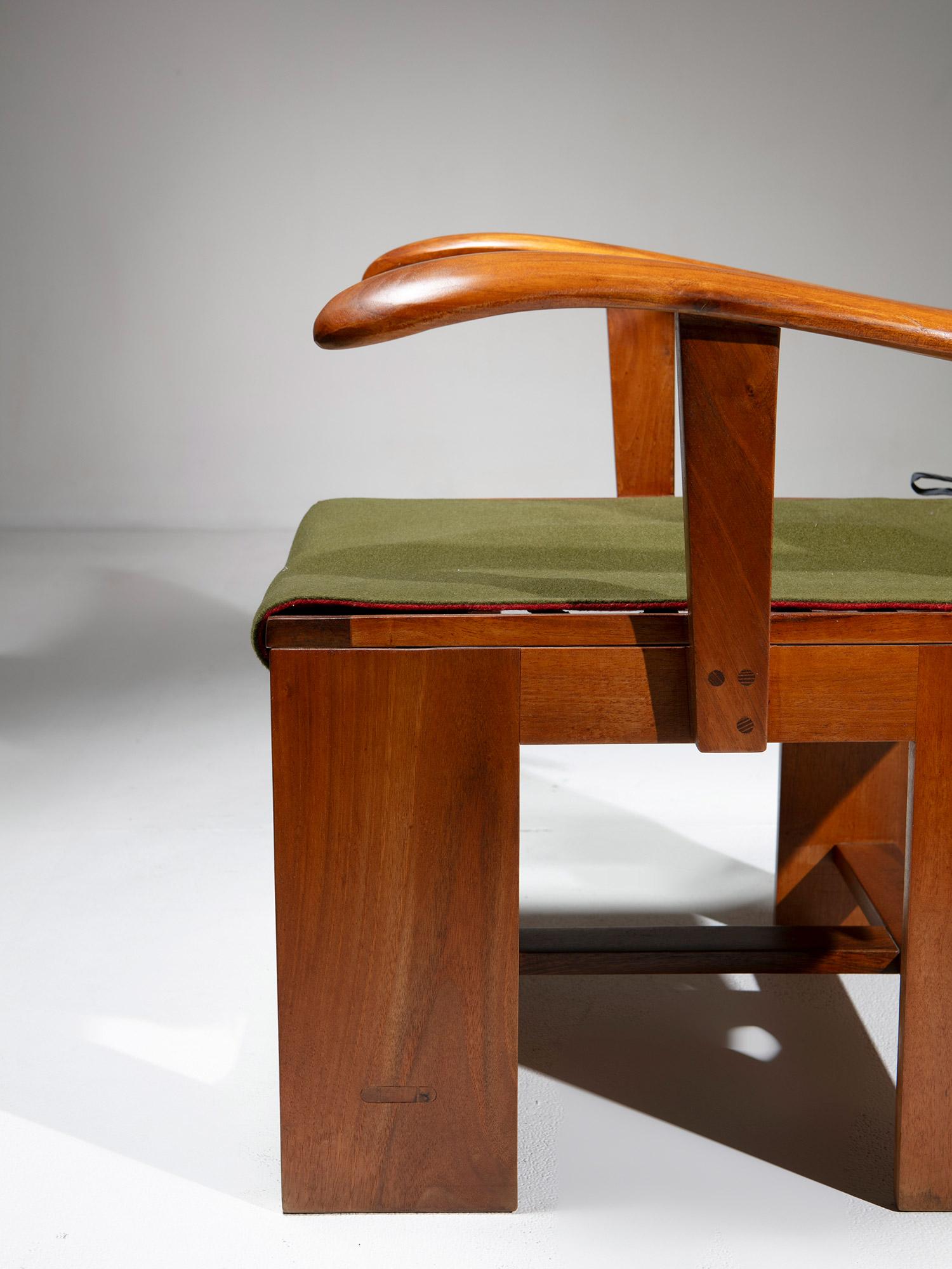 Paar Stühle Model No. 771 von Carlo Scarpa für Bernini, Italien, 1970er Jahre im Angebot 3