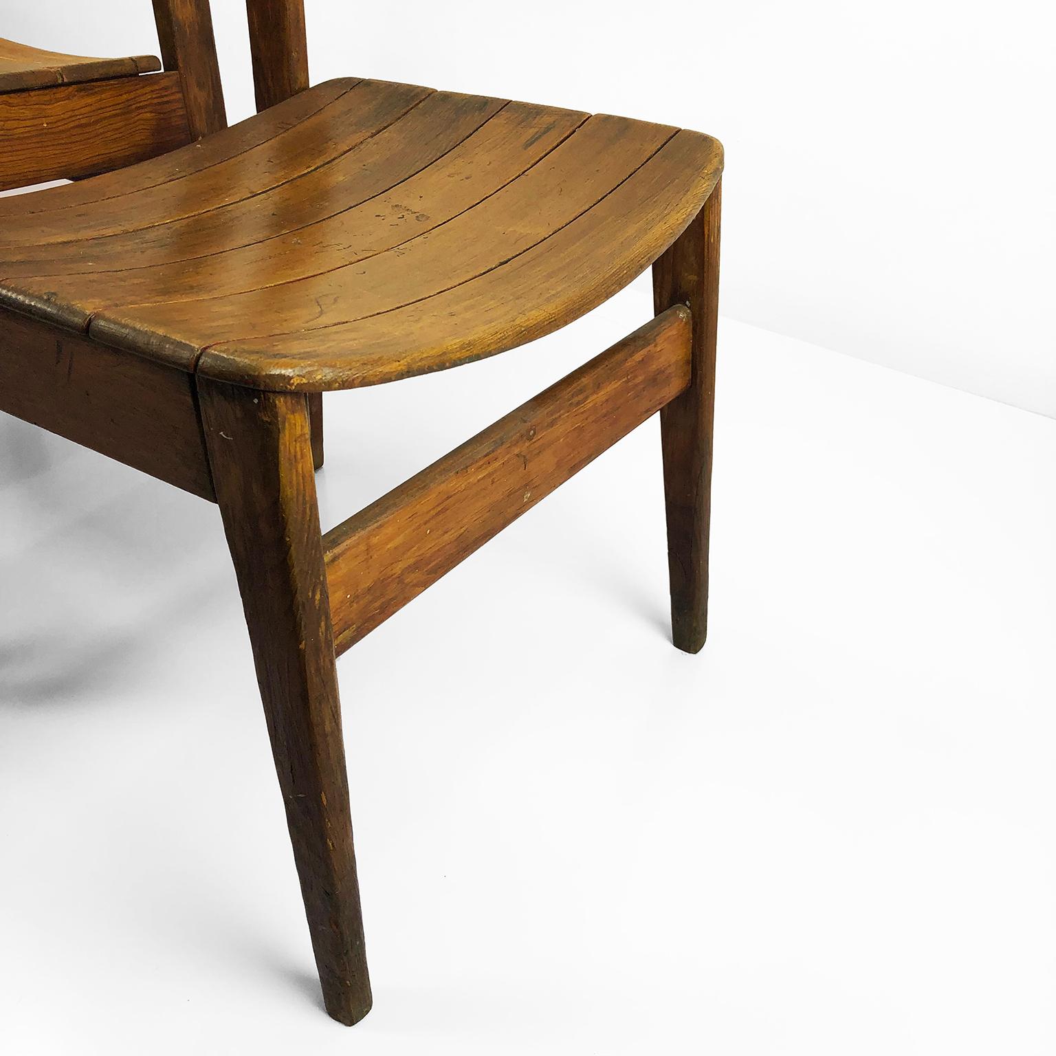 Mid-Century Modern Pair of Chairs Model Pine 500 by Michael Van Beuren