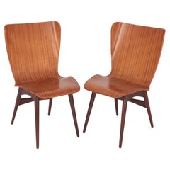 Retro Pair of Chairs, Moveis Cimo, Brazil, 1960