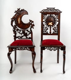 Pair of Chairs of Viardot Style Beginning 20th Century
