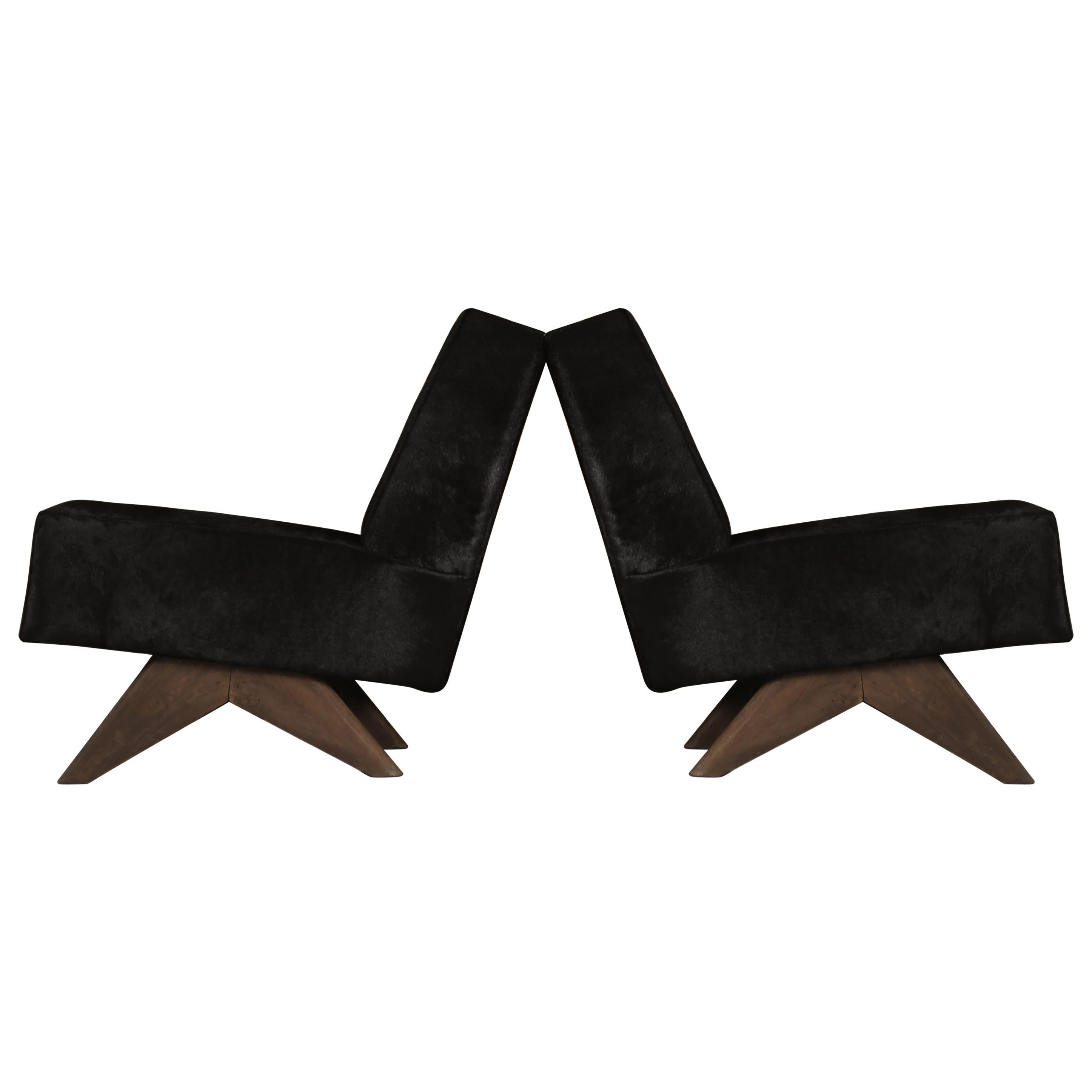 Pair of Chairs PJ-SI-36-A, Pierre Jeanneret For Sale