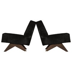 Pair of Chairs PJ-SI-36-A, Pierre Jeanneret