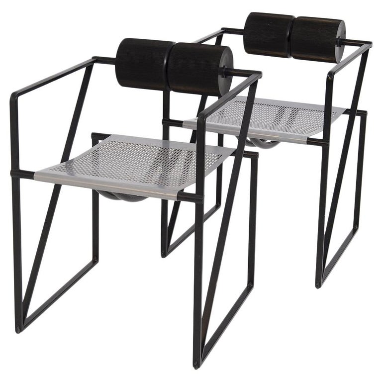 Mario Botta for Alias Seconda 602 chairs, 1982, offered by Vintage Domus SRL
