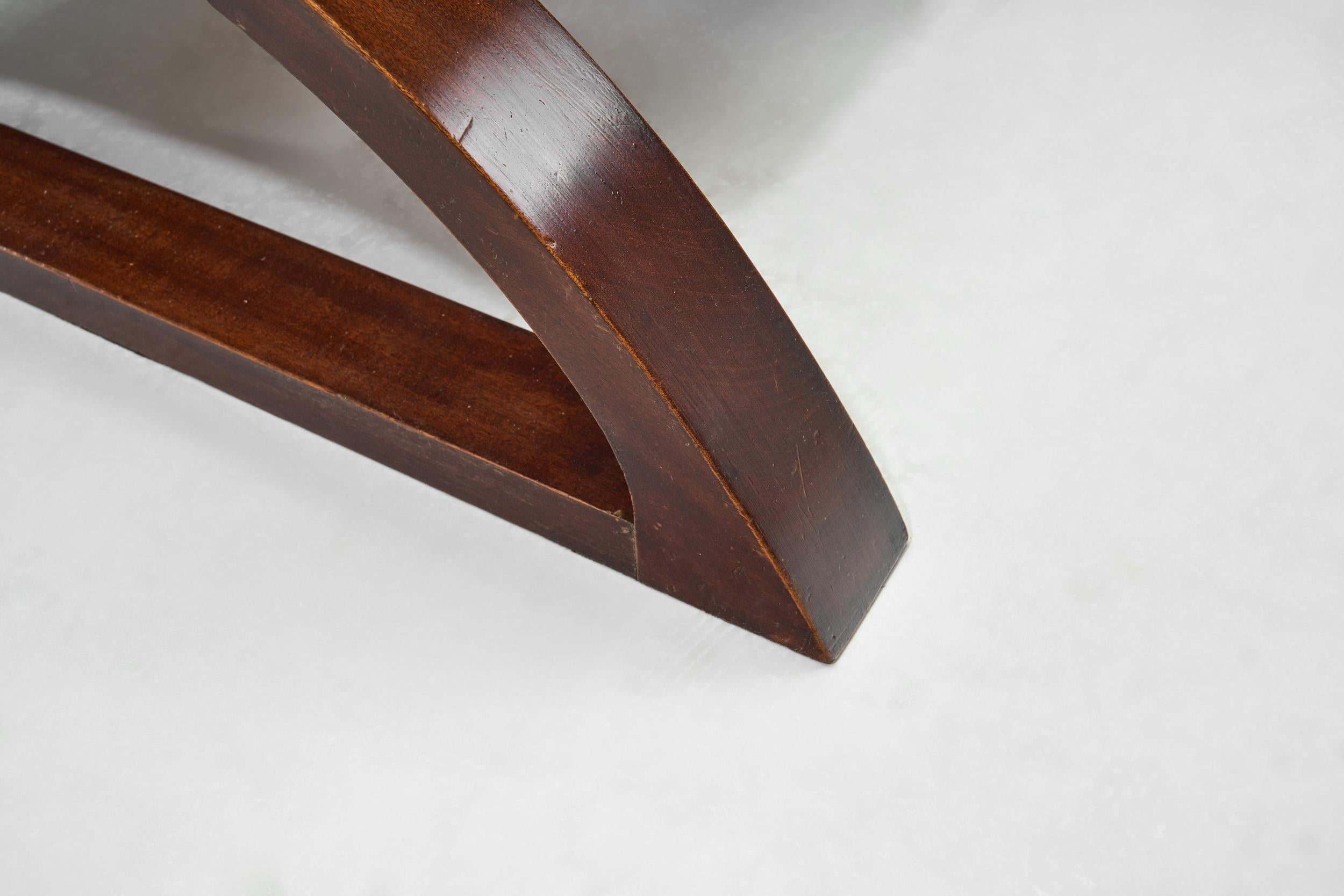 Pair of Chairs with Footstools by Francis Jourdain (Attr.), France ca 1928 For Sale 11