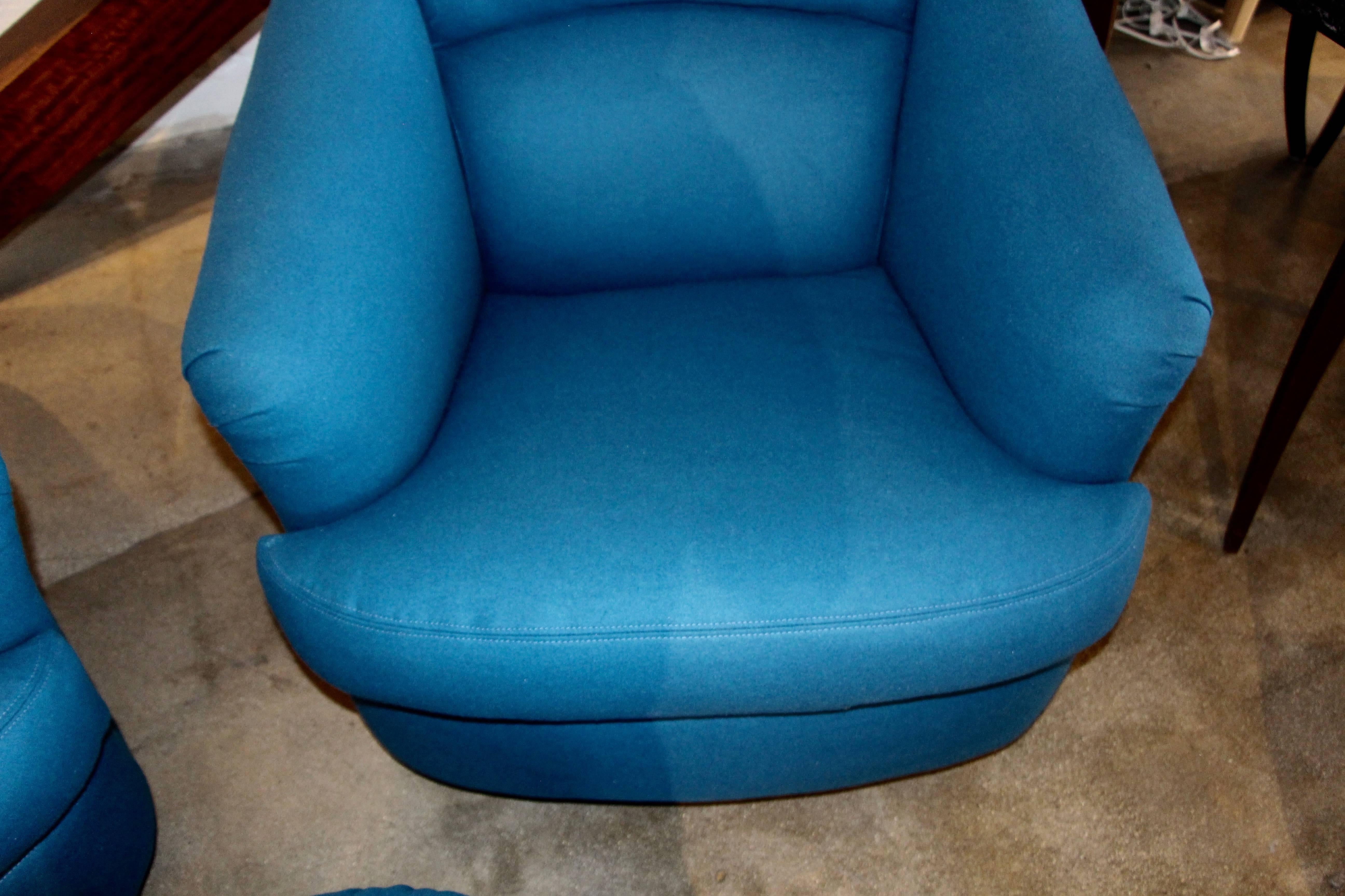 Pair of Chairs with Ottoman from Directional 1