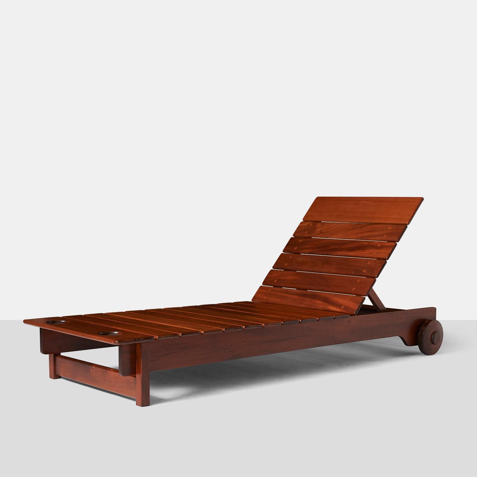 Modern Pair of Chaise Longues by Sergio Rodrigues