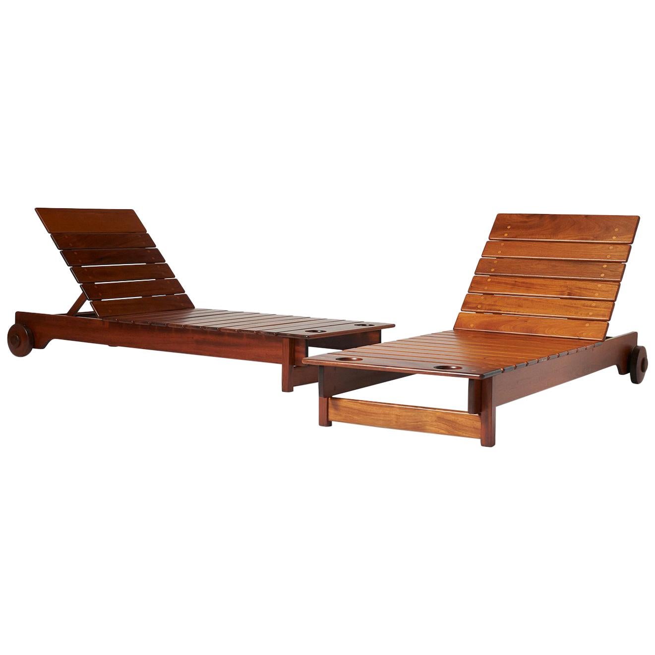 Pair of Chaise Longues by Sergio Rodrigues