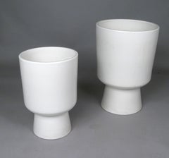 Pair of Chalice Planters by Malcolm Leland for Architectural Pottery, 1960s