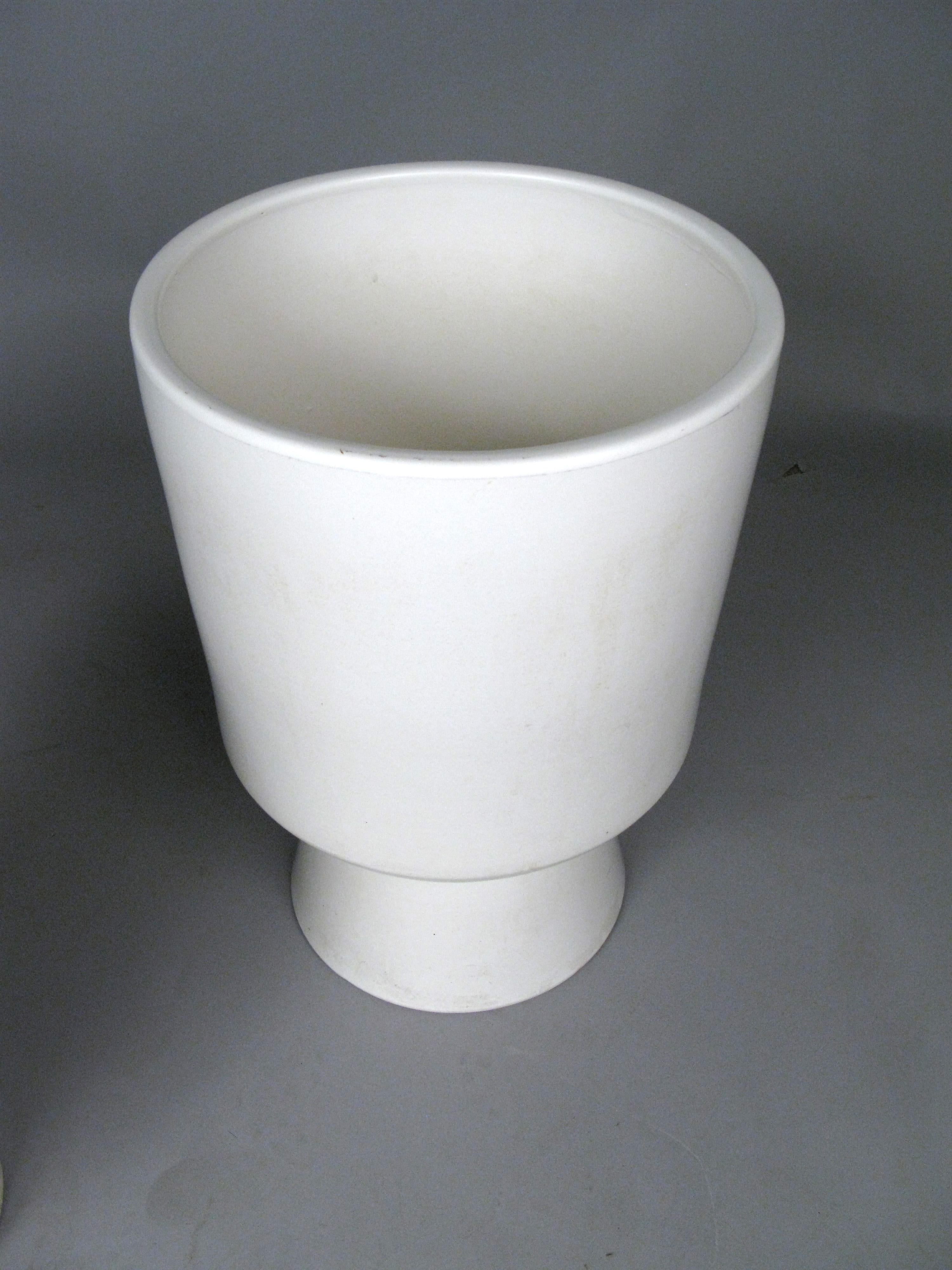 American Pair of Chalice Planters by Malcolm Leland for Architectural Pottery, 1960s