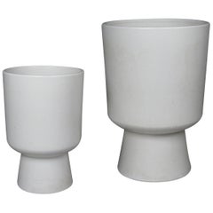 Pair of Chalice Planters by Malcolm Leland for Architectural Pottery, 1960s