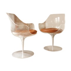Pair of Champagne Chairs, Estelle and Erwin Laverne