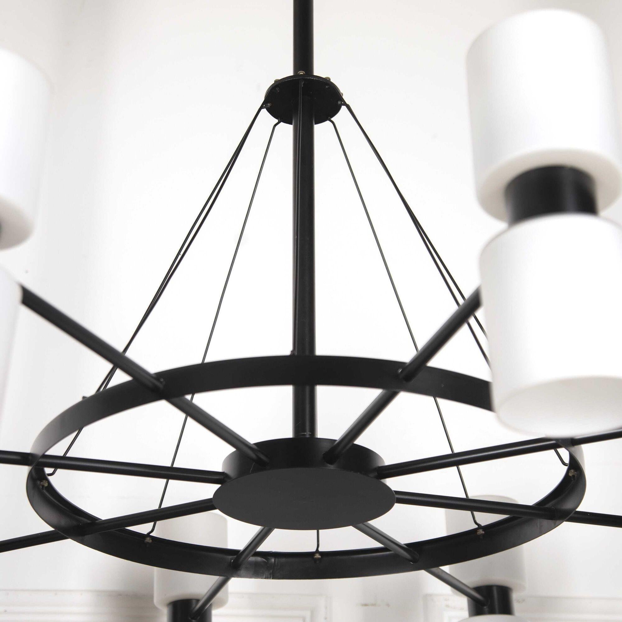 Olandese Coppia di lampadari di Raak in vendita