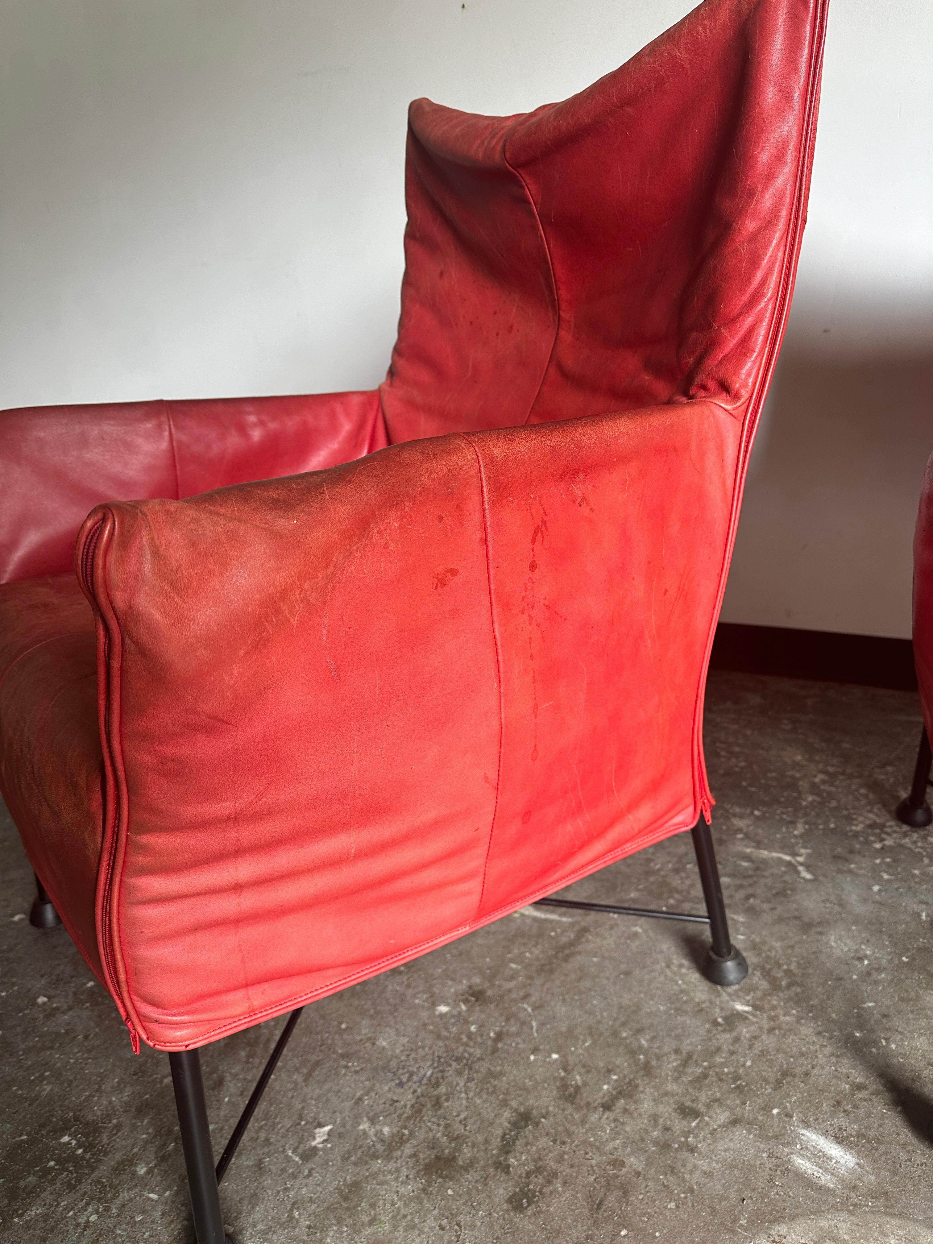 Pair of Chaplin Chairs by Gerard Van Der Berg for Montis 4