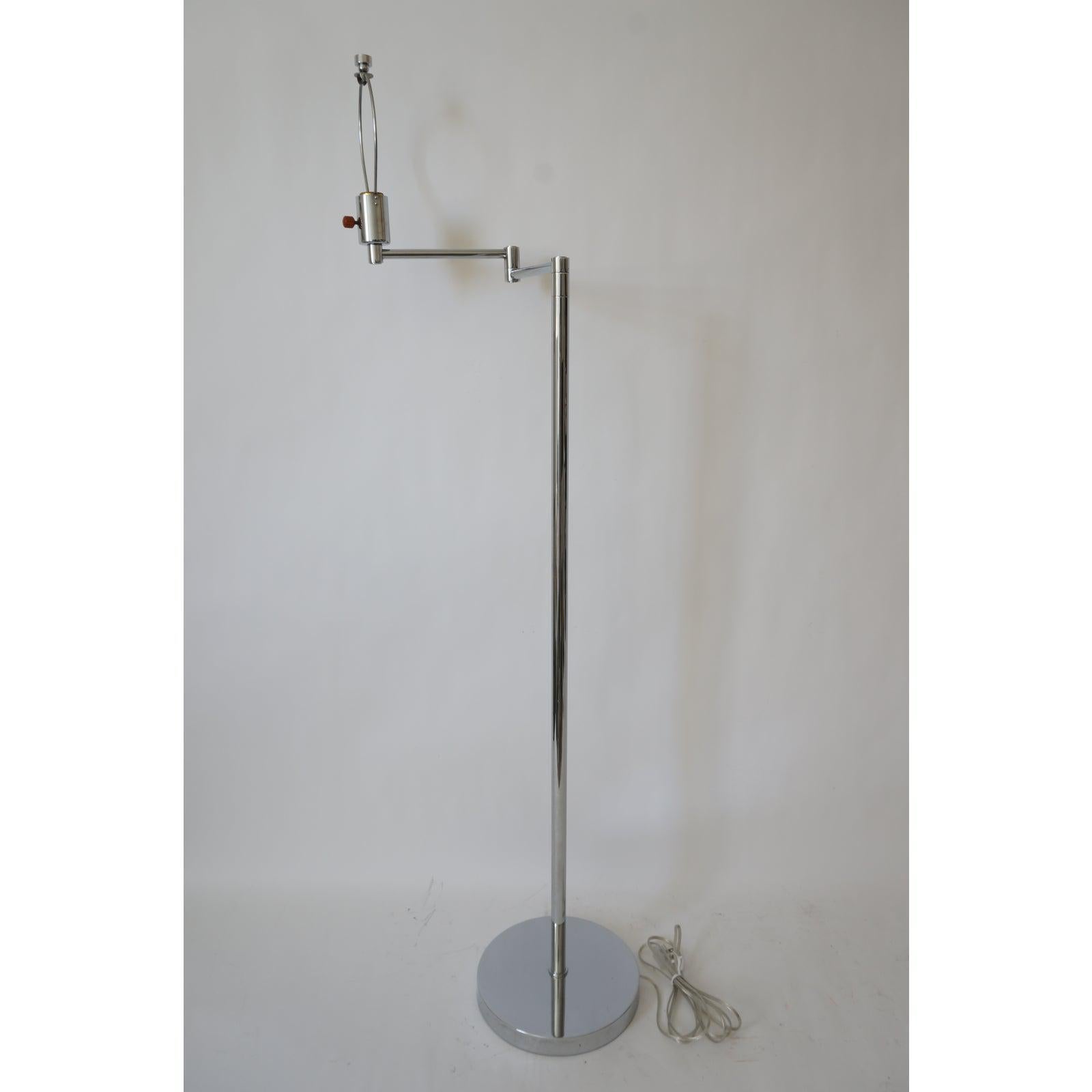 Pair of Chapman Adjustable Floor Lamps For Sale 7