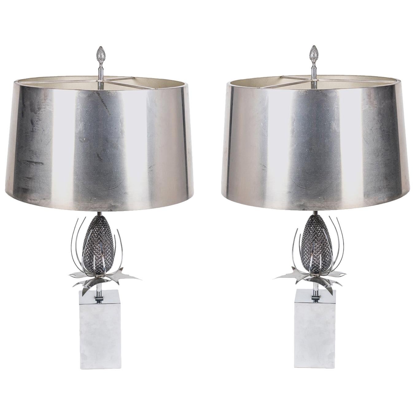 Pair of Chardon Table Lamps by Maison Charles