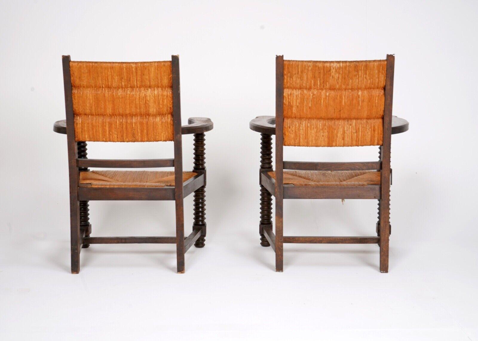 Pair of Charles Dudouyt Armchairs 1