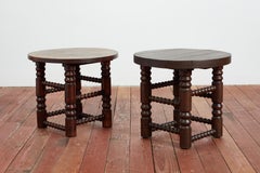 Pair of Charles Dudouyt End table